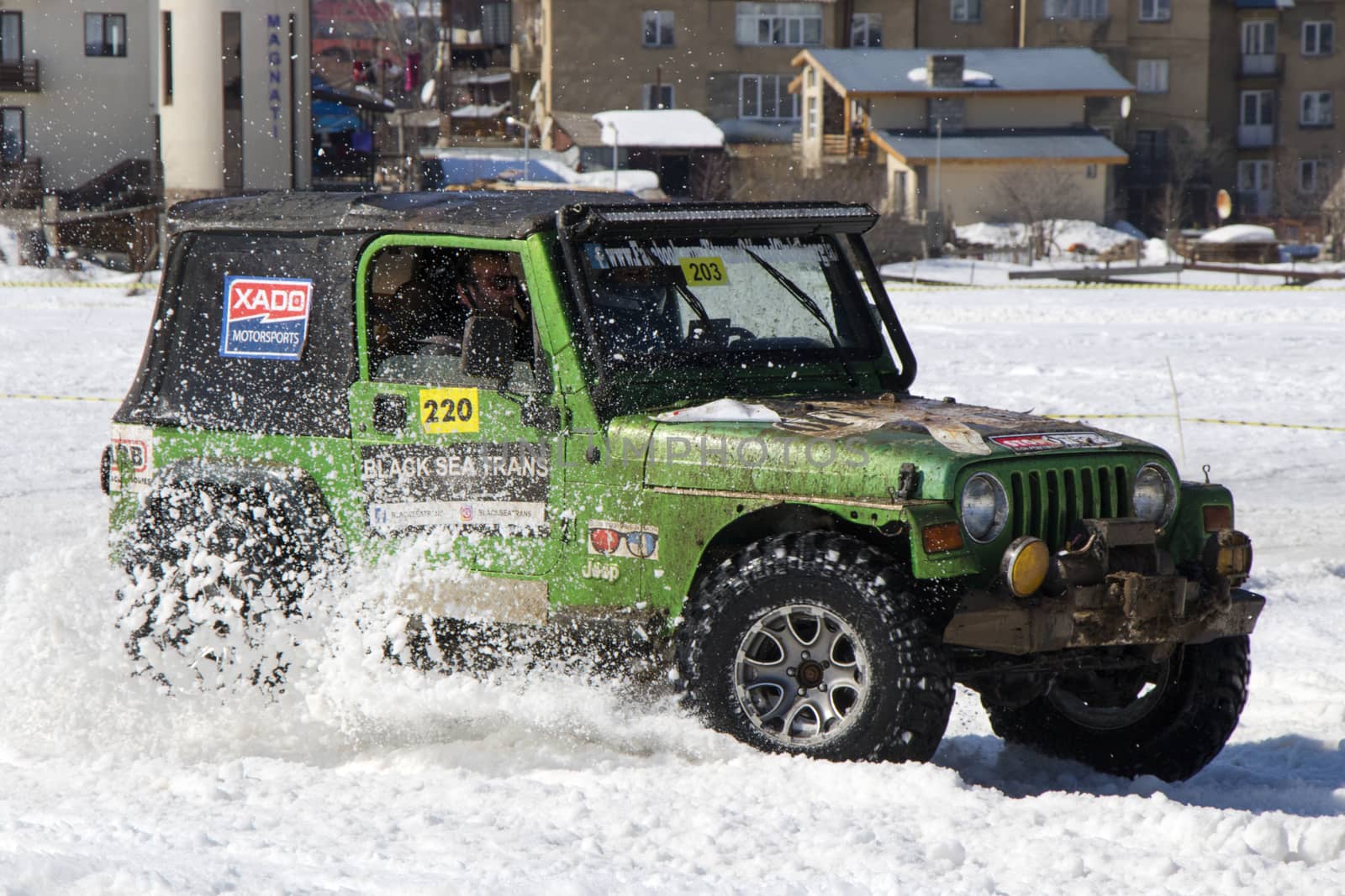 Off road festival, competition and championship in Bakuriani, Georgia