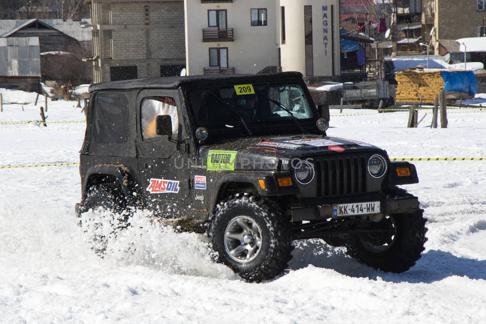 Off road festival, competition and championship in Bakuriani, Georgia