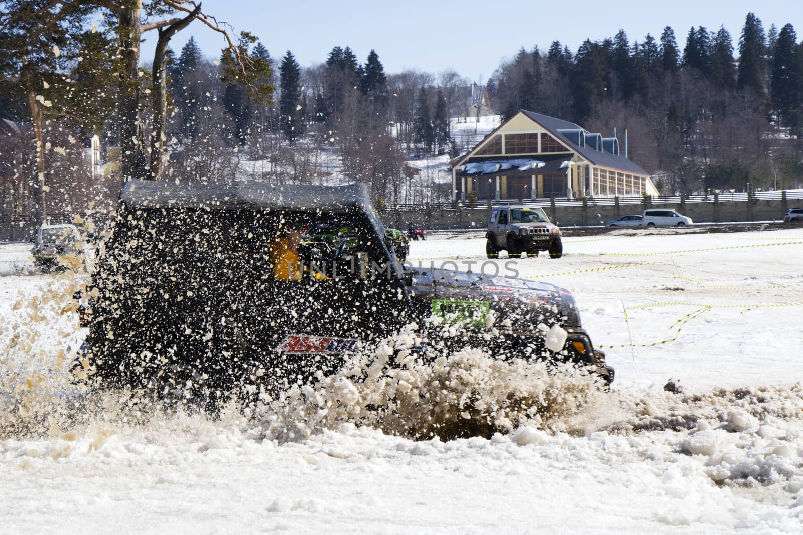 Off road festival, competition and championship in Bakuriani, Georgia