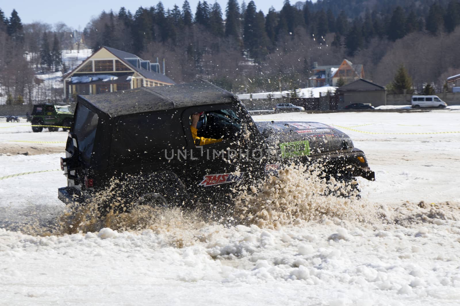 Off road festival, competition and championship in Bakuriani, Georgia