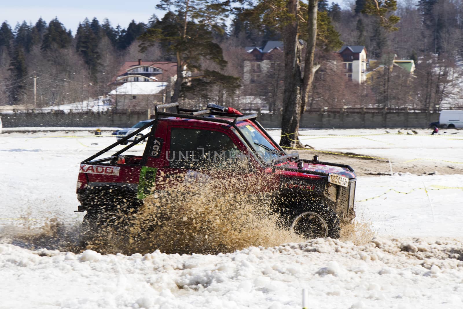 Off road festival, competition and championship in Bakuriani, Georgia