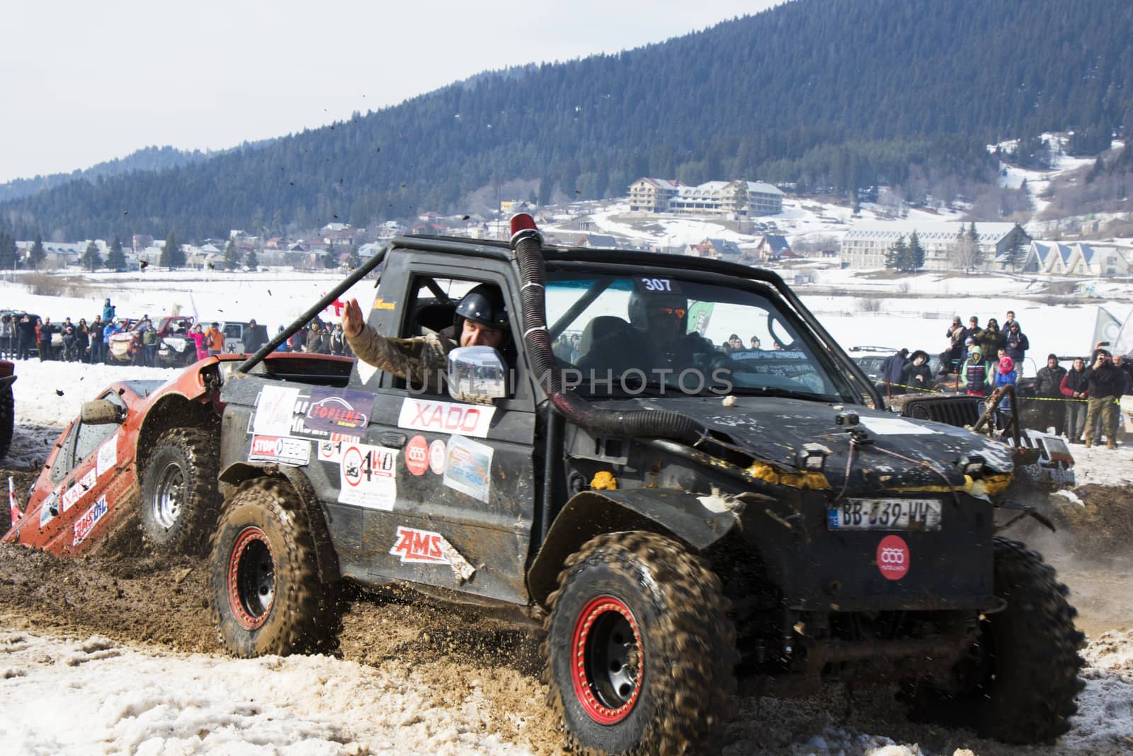 Off road festival, competition and championship in Bakuriani, Georgia