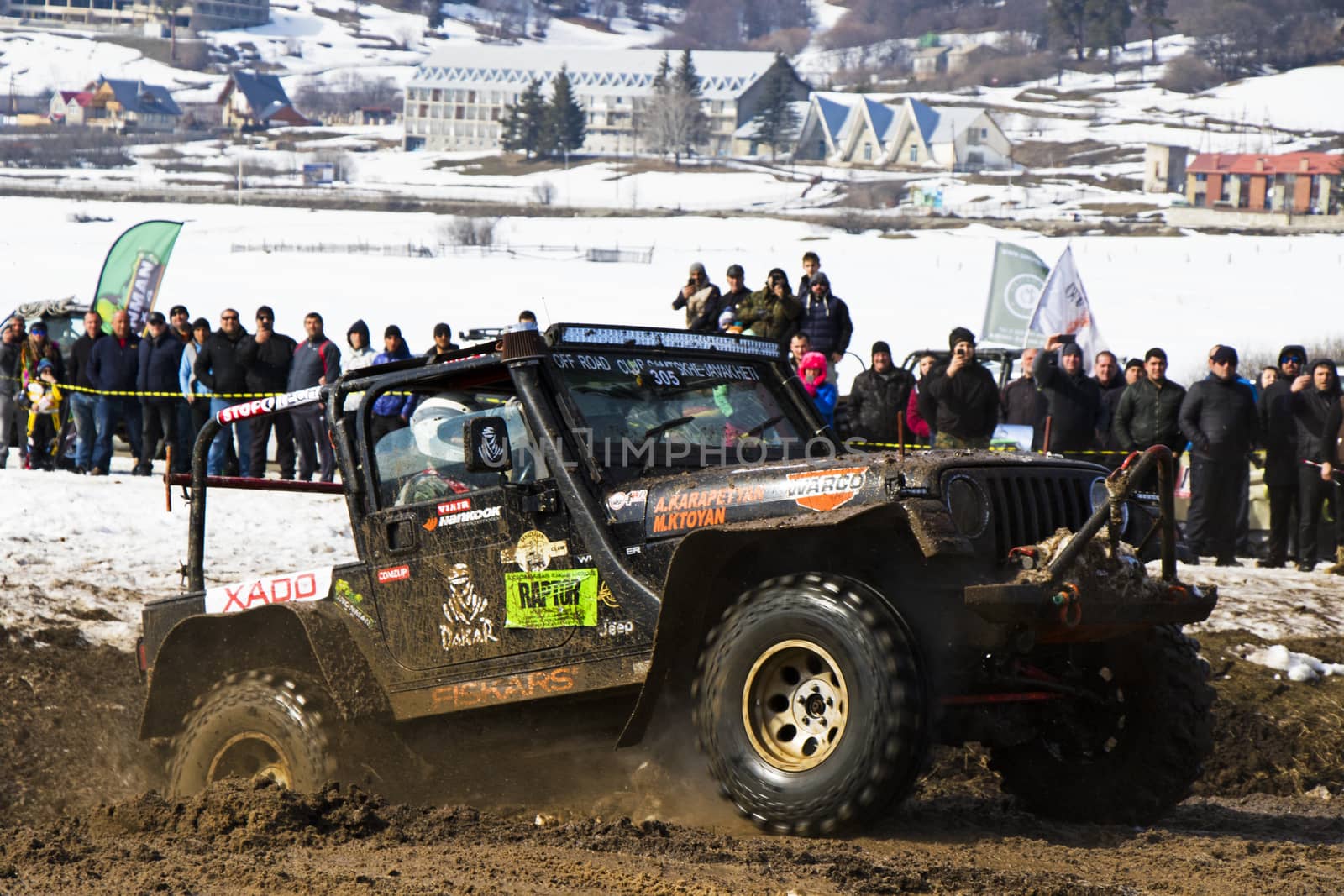 Off road festival, competition and championship in Bakuriani, Georgia