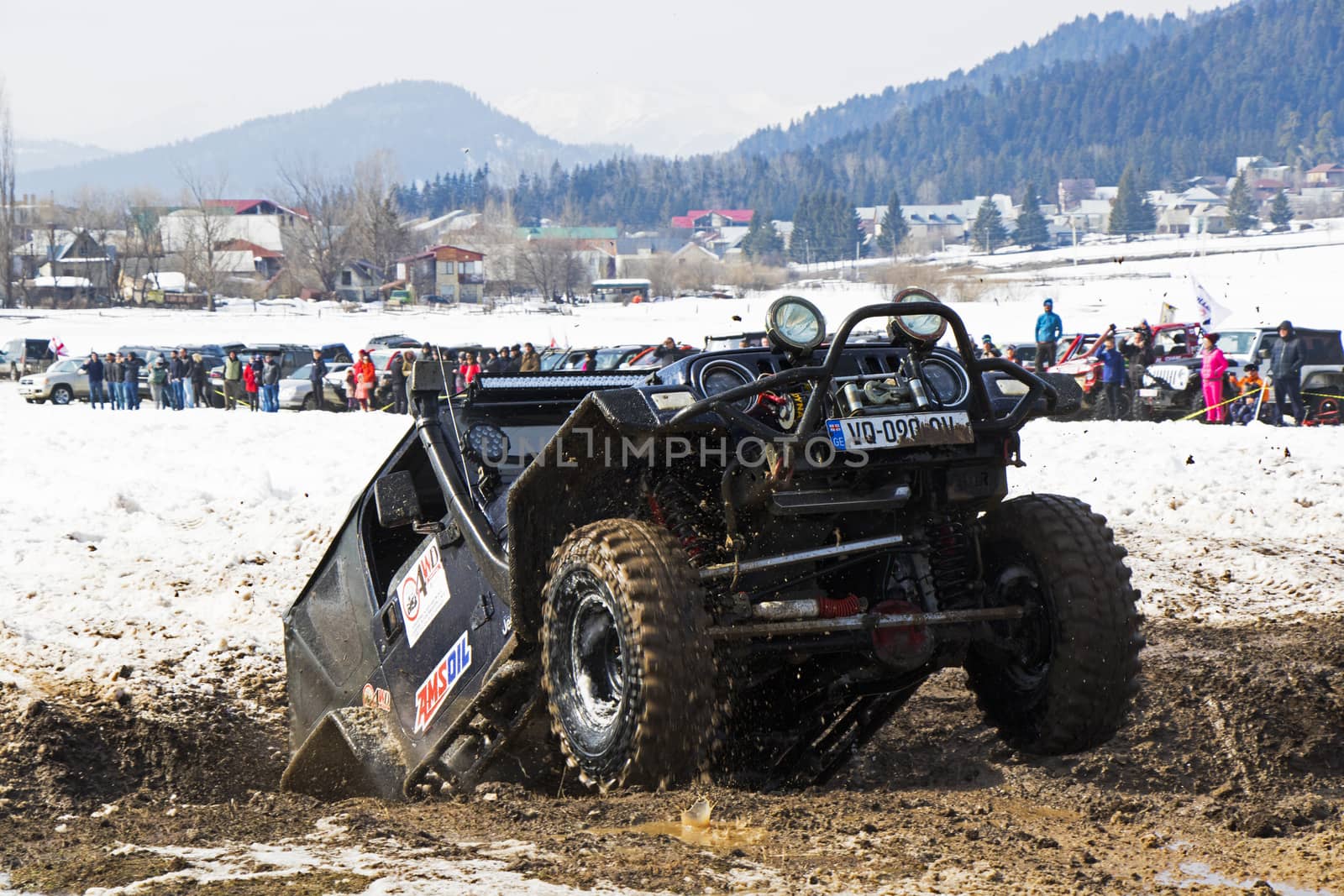 Off road festival, competition and championship in Bakuriani, Georgia