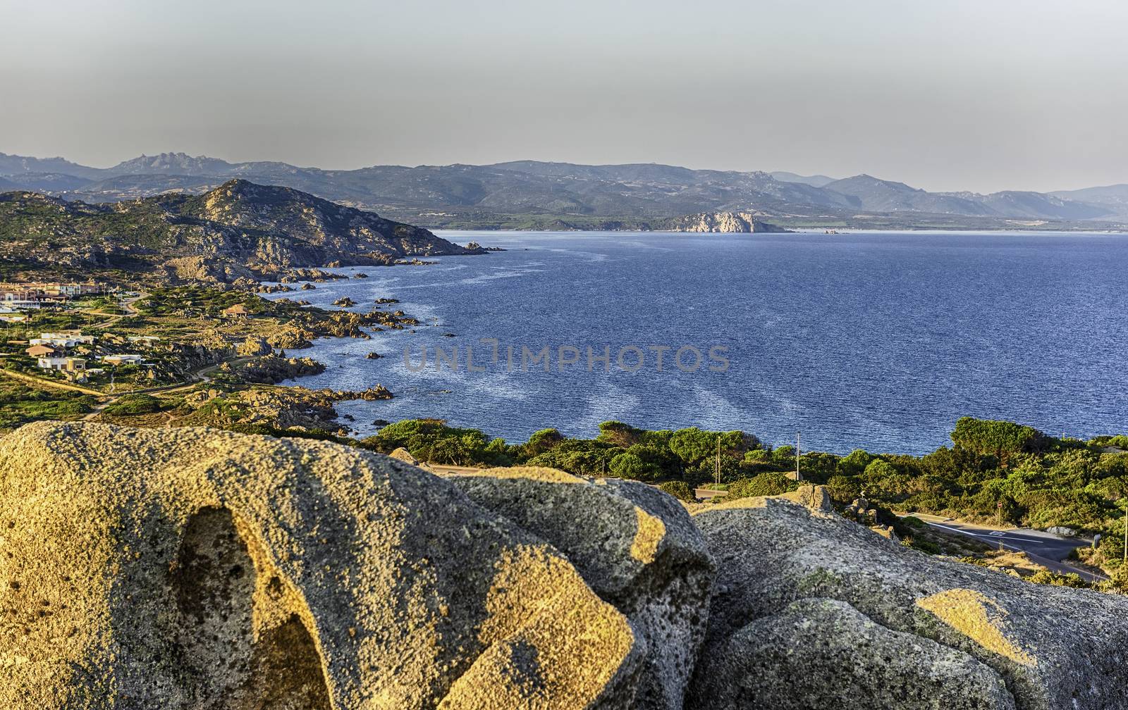 View of Santa Reparata bay, Santa Teresa Gallura, Sardinia, Ital by marcorubino