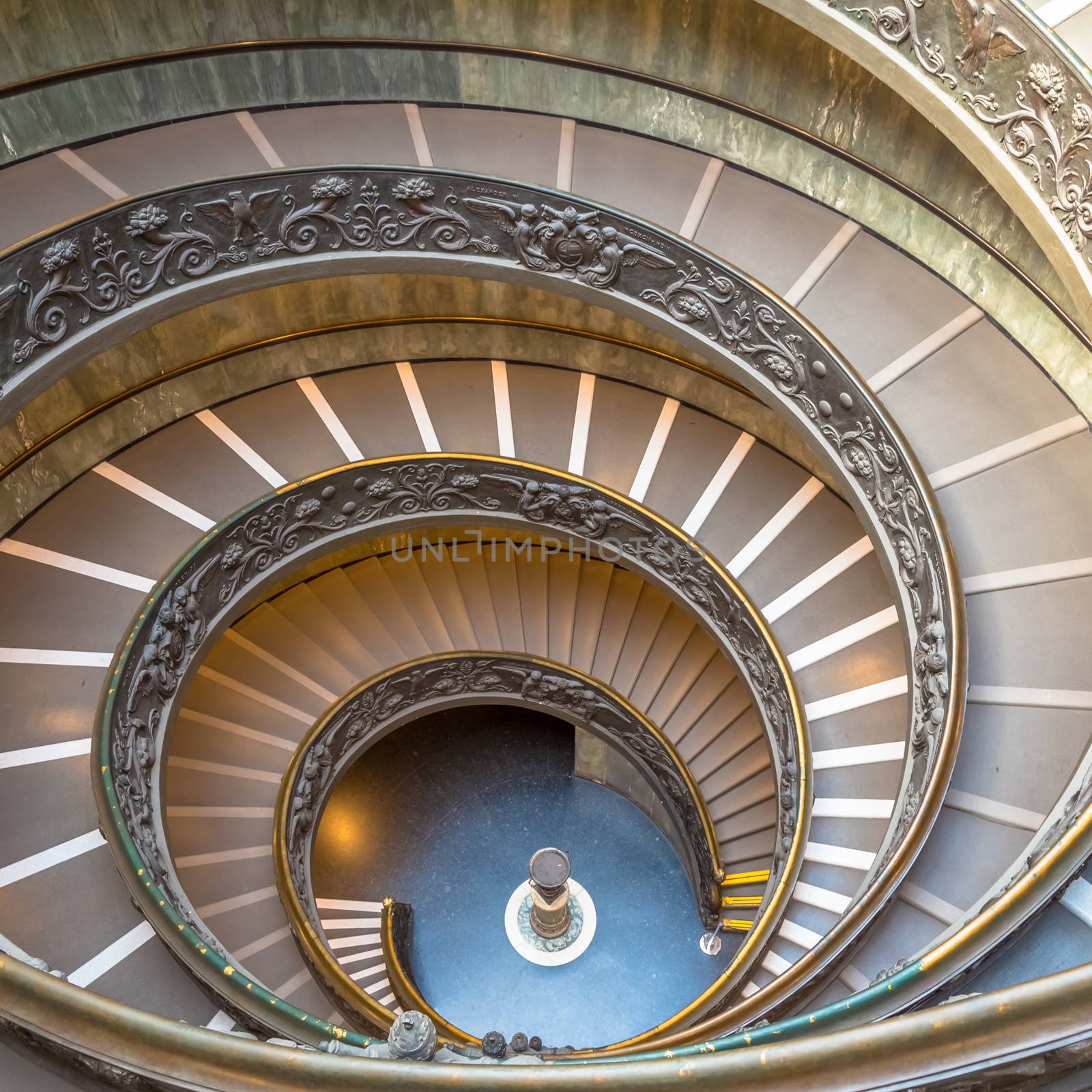 The famous spiral staircase in Vatica Museum - Rome, Italy by Perseomedusa