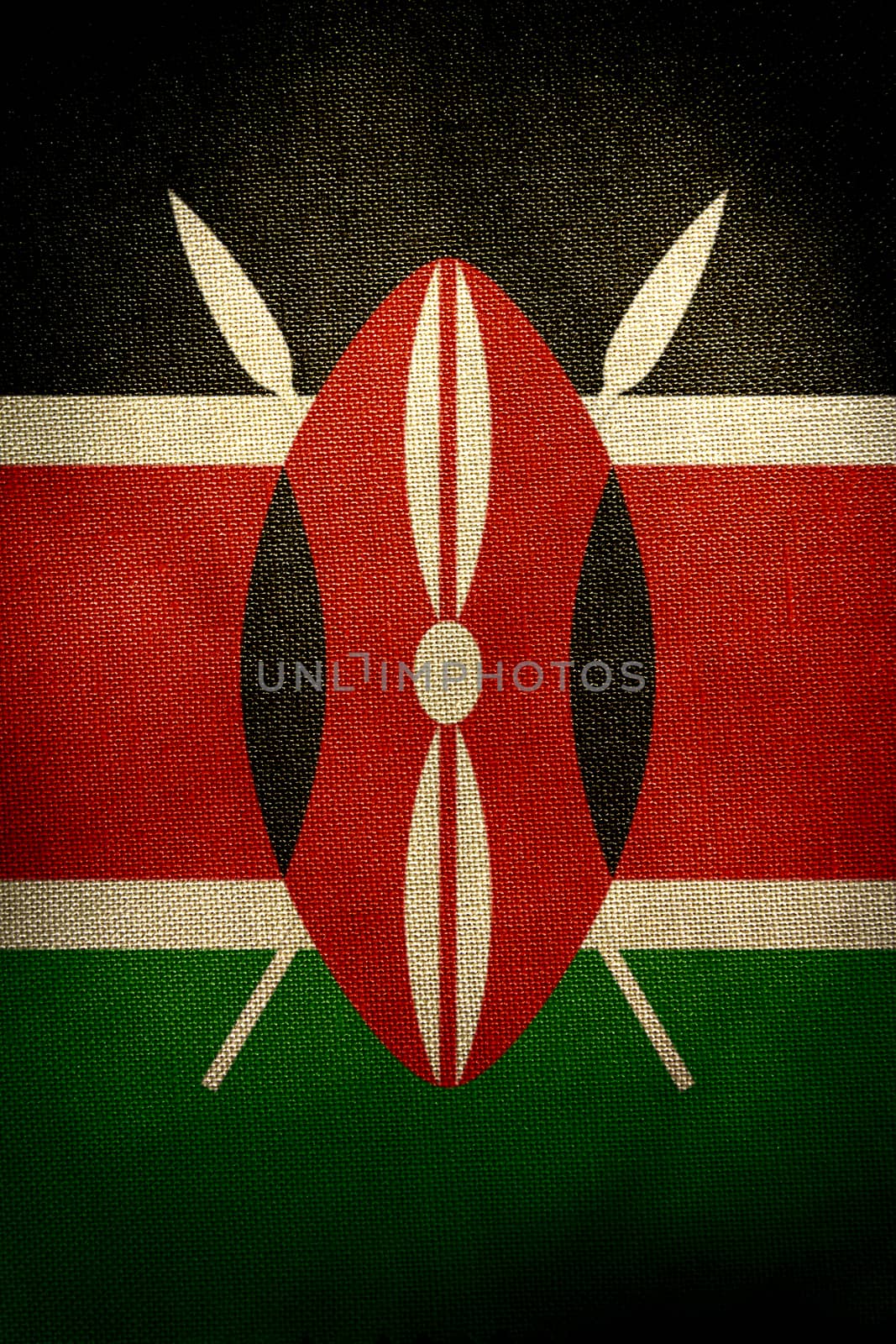 Central part flag of Kenya by VIPDesignUSA