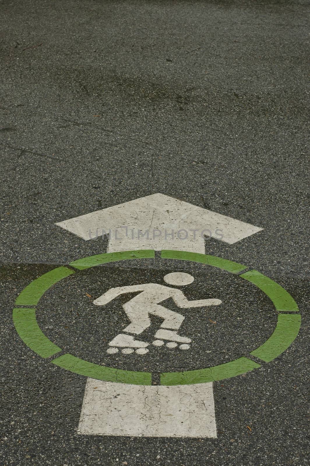 skate way road symbol by eyeofpaul