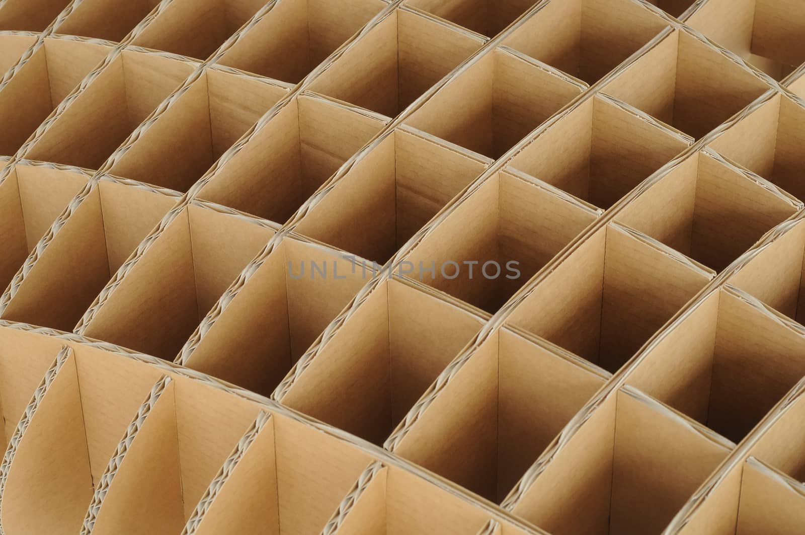 Repeated structure of recycle carton cardboard for wallpaper pho by eyeofpaul