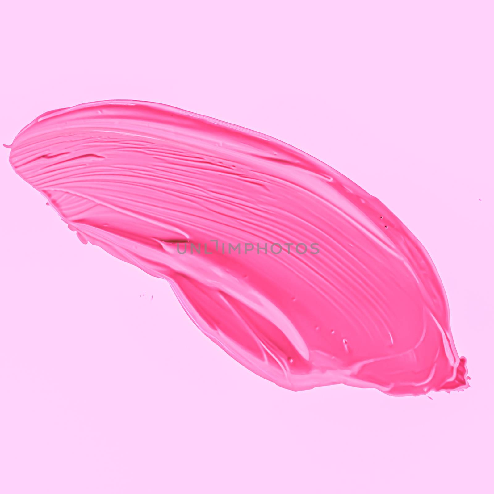 Pink brush stroke or makeup smudge closeup, beauty cosmetics and by Anneleven