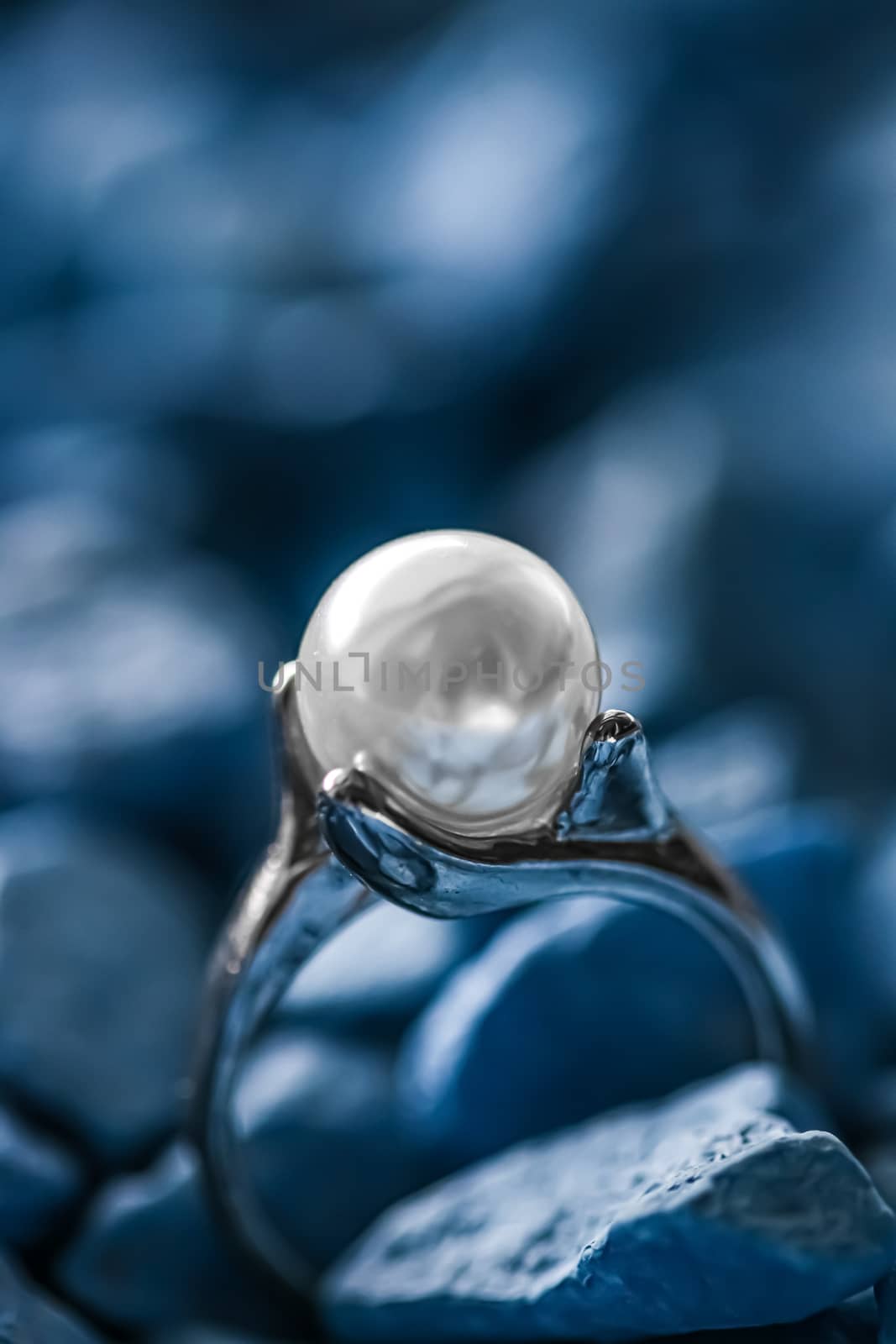 Pearl ring closeup, jewelry and accessory brand by Anneleven