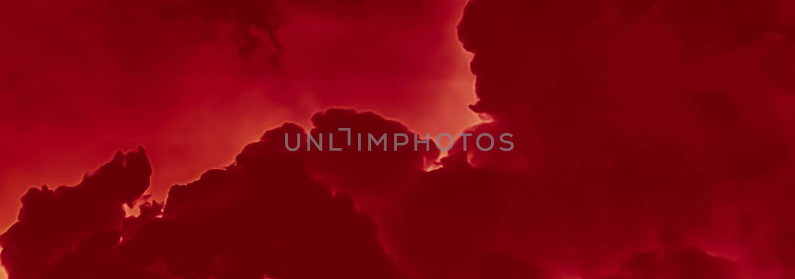 Hot fire flames or red clouds as minimalistic background design by Anneleven