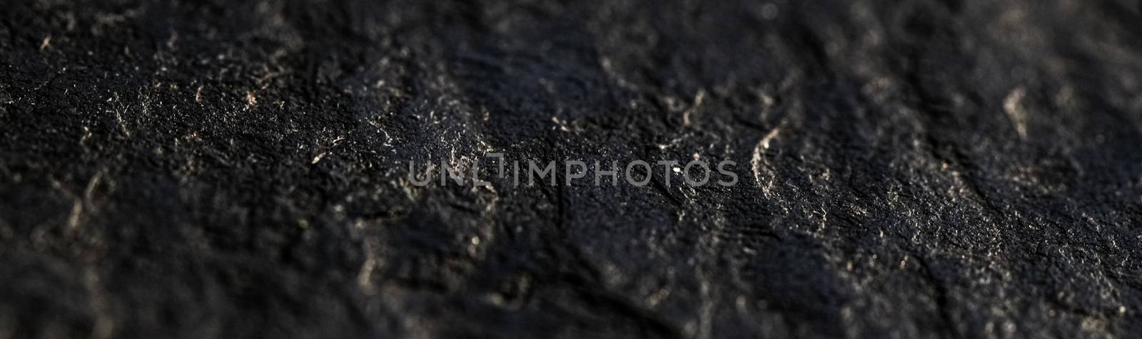 Black stone texture as abstract background, design material and  by Anneleven