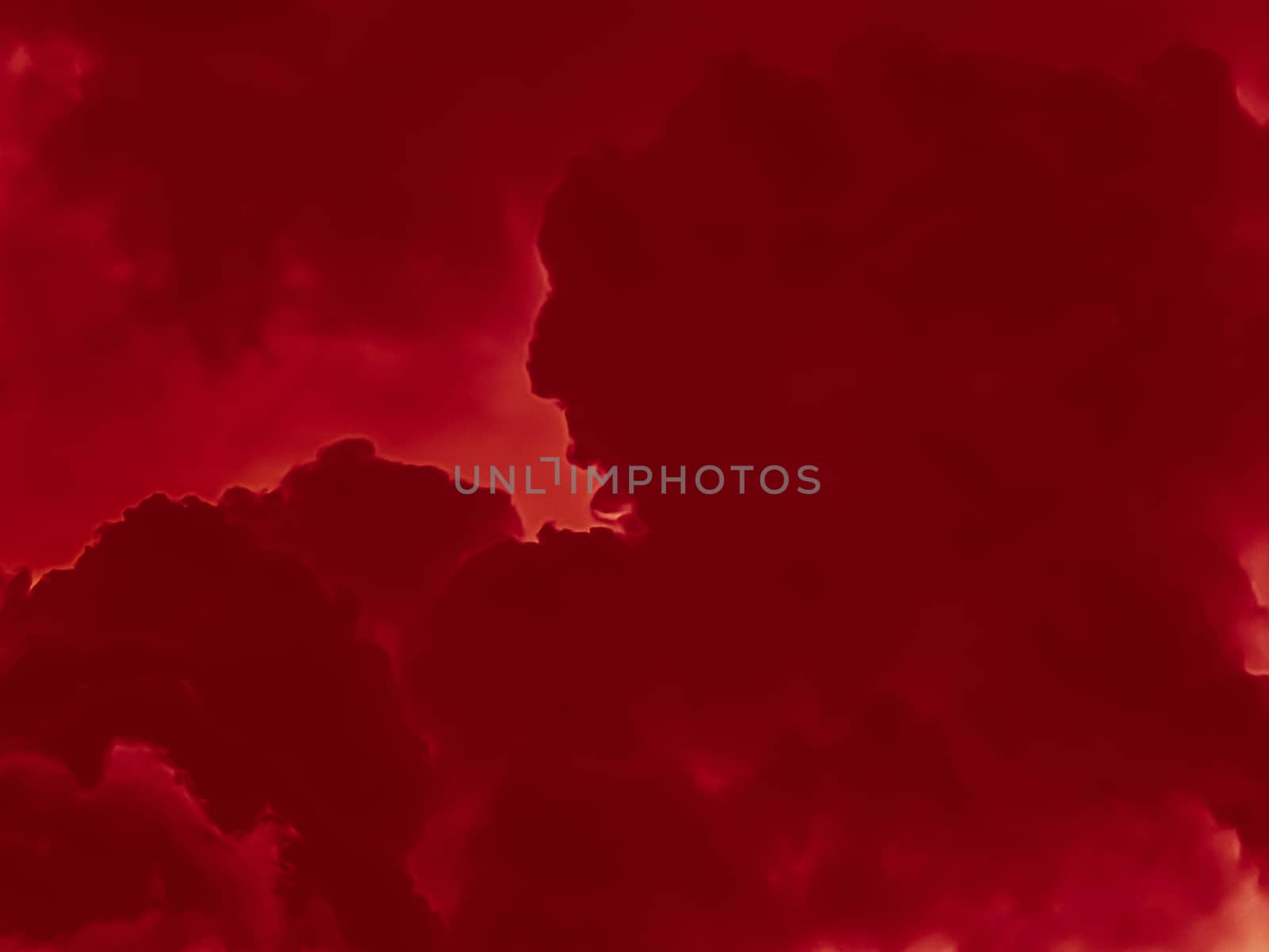 Hot fire flames or red clouds for minimalistic background design