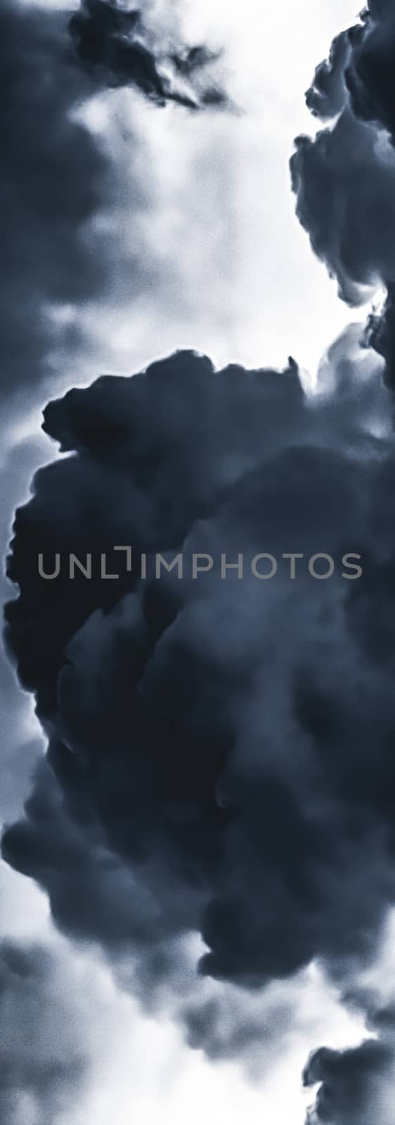 Minimalistic black cloudy background as abstract backdrop, minimal design and artistic splashes