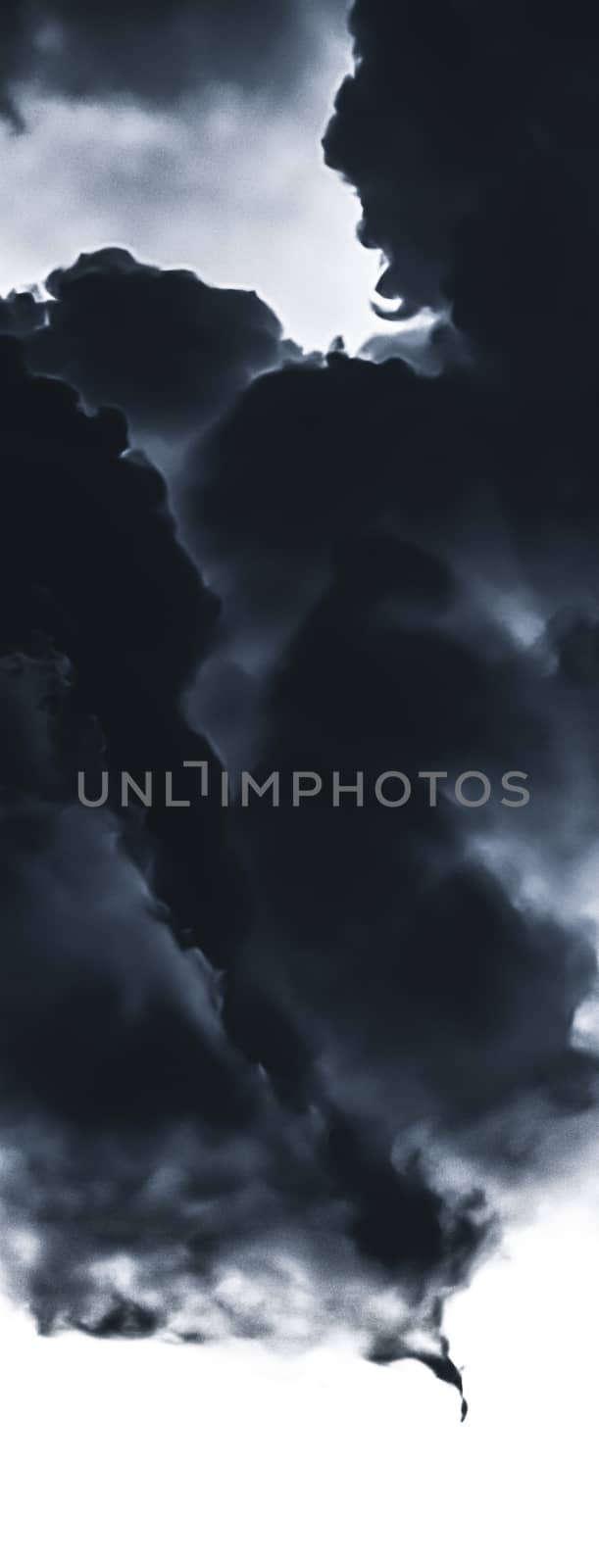 Minimalistic black cloudy background as abstract backdrop, minimal design and artistic splashes