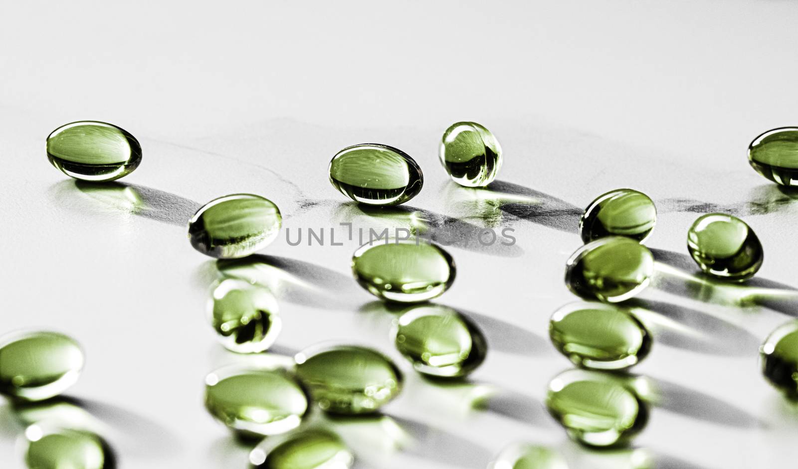 Green herbal capsules for healthy diet nutrition, pharma brand store, probiotic drug pills as healthcare or supplement products for pharmaceutical industry ads