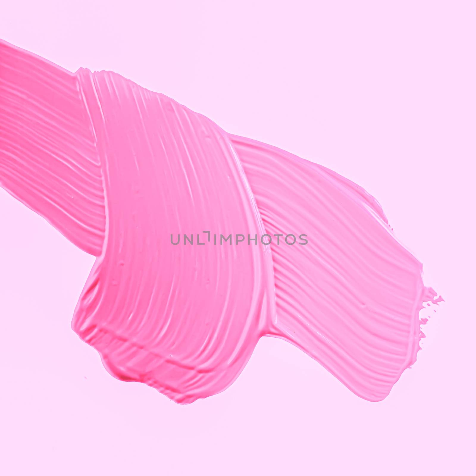 Pink brush stroke or makeup smudge closeup, beauty cosmetics and by Anneleven