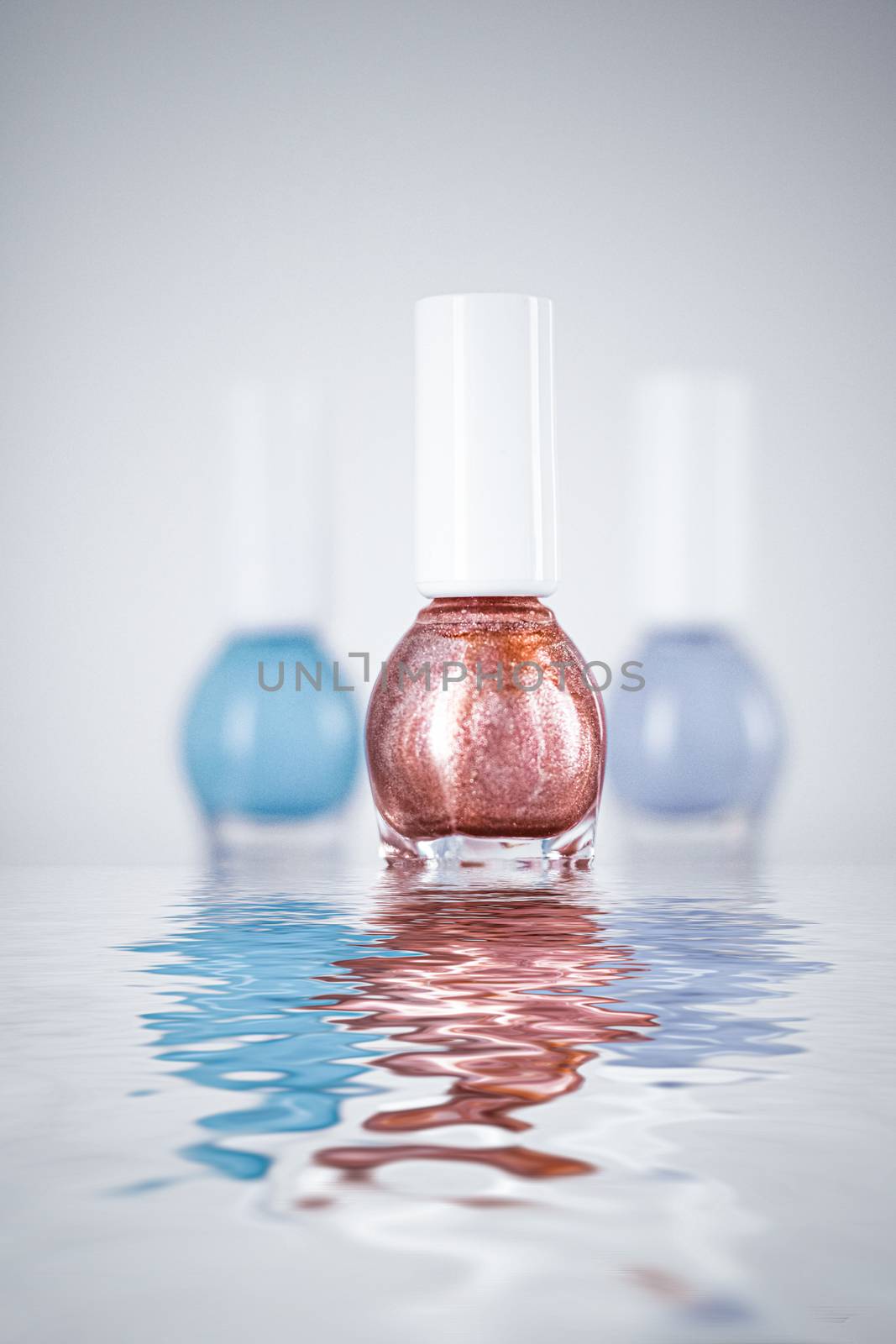 Nail polish bottles for manicure and pedicure, beauty and cosmet by Anneleven