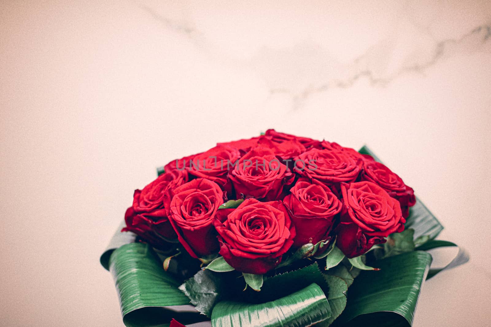 Gift for her, romantic relationship and floral design concept - Luxury bouquet of red roses, beautiful flowers as holiday love present on Valentines Day