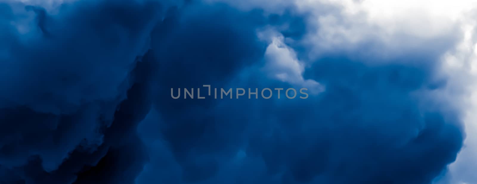 Minimalistic blue cloudy background as abstract backdrop, minima by Anneleven