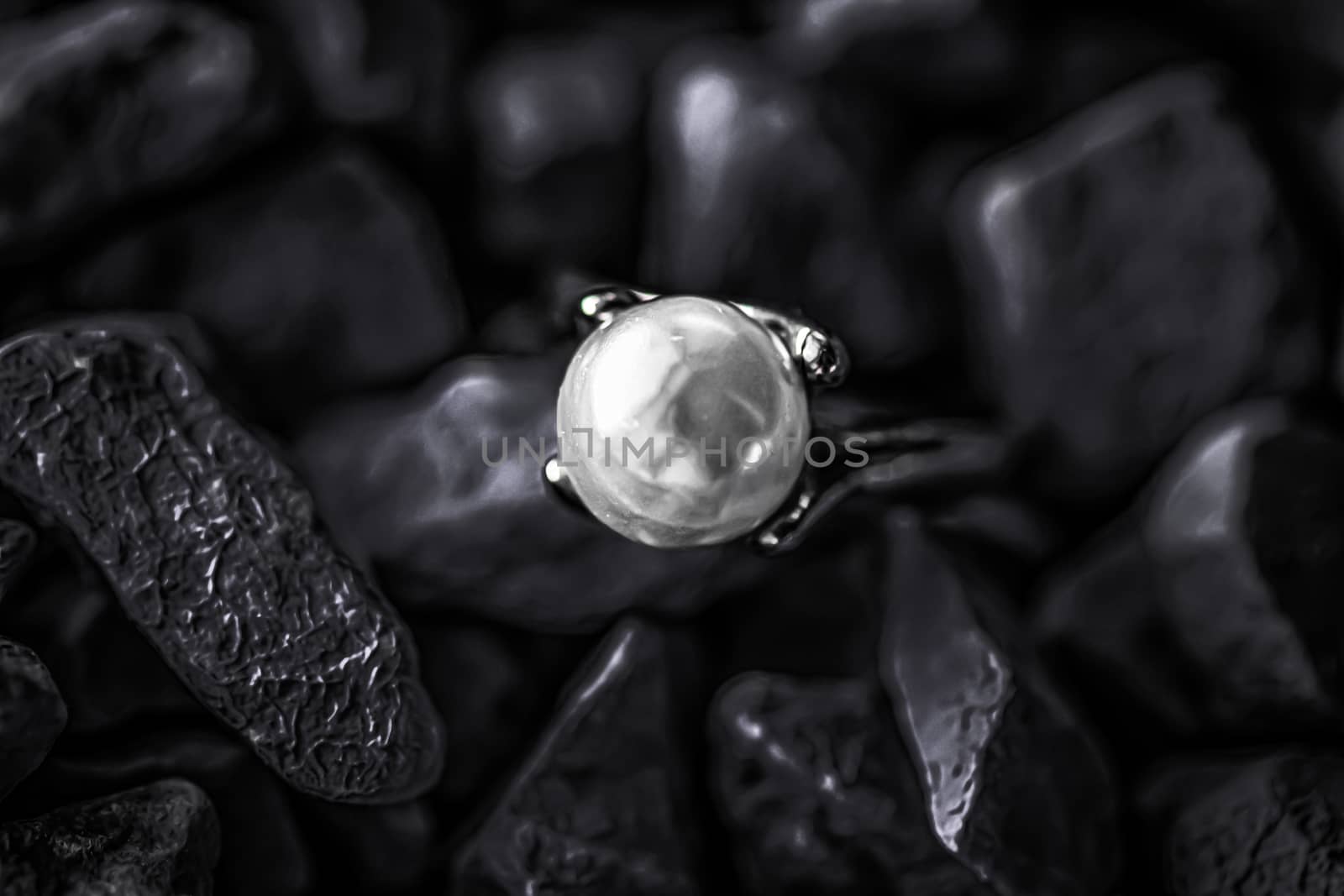 Pearl ring closeup, jewelry and accessory brands