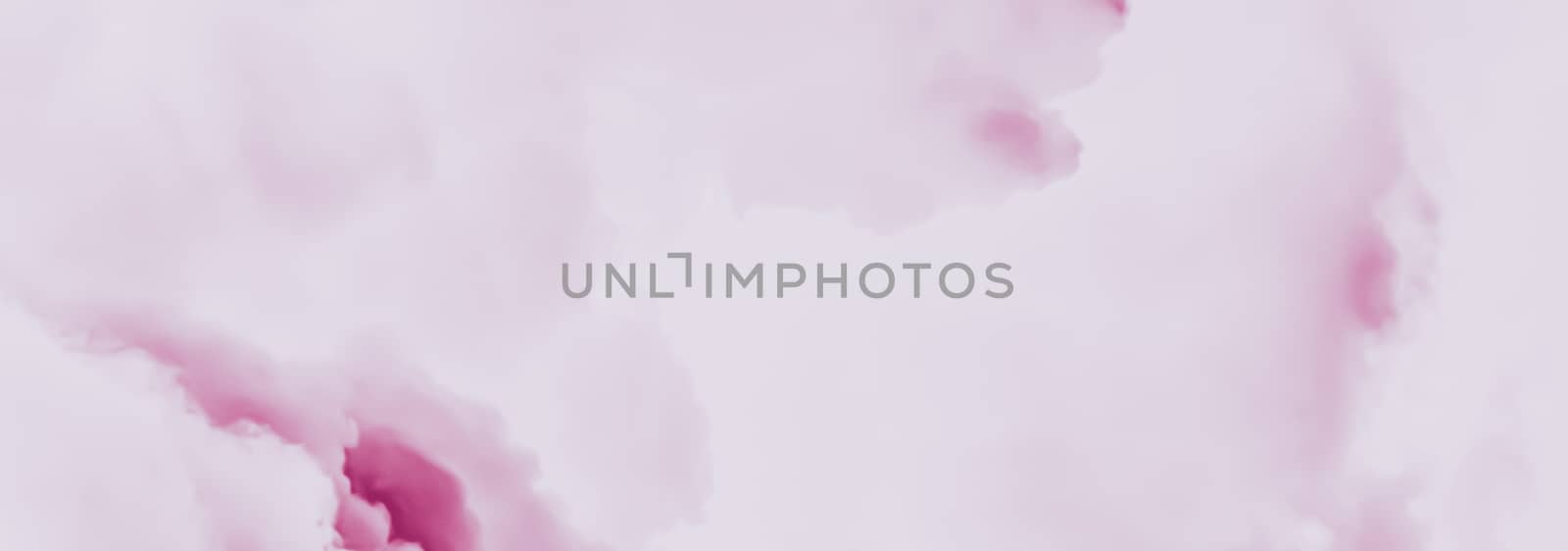 Minimalistic pink cloudy background as abstract backdrop, minimal design and artistic splashes