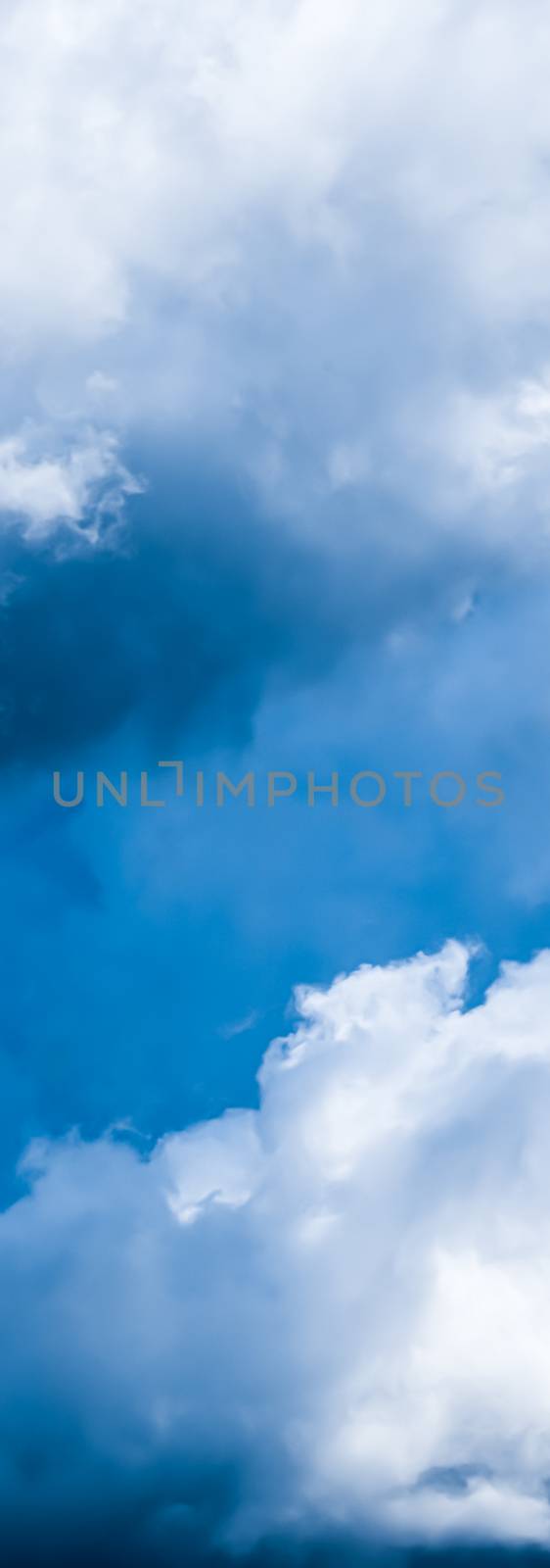 Dreamy blue sky and clouds, spiritual and nature backgrounds