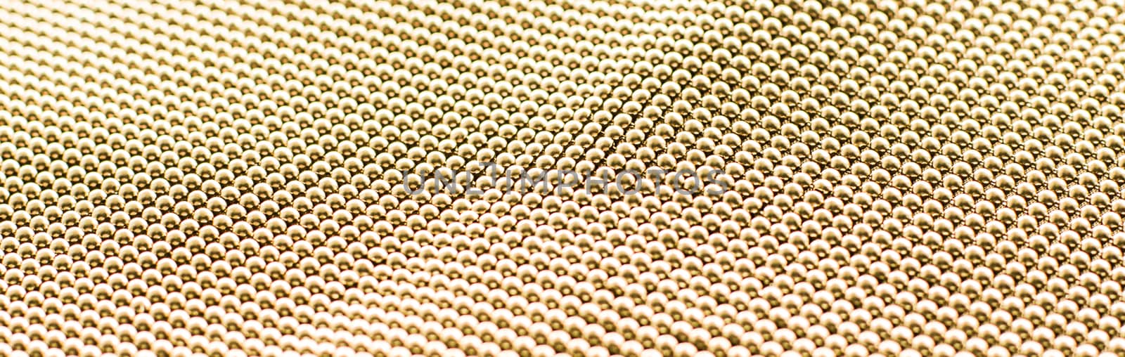 Golden metallic abstract background, futuristic surface and high by Anneleven