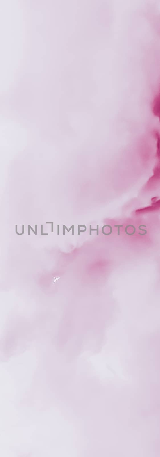 Minimalistic pink cloudy background as abstract backdrop, minimal design and artistic splashes