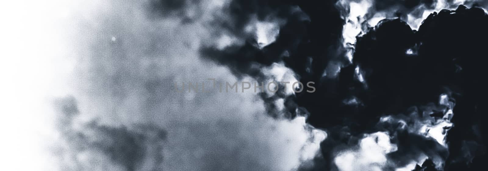 Minimalistic black cloudy background as abstract backdrop, minimal design and artistic splashes