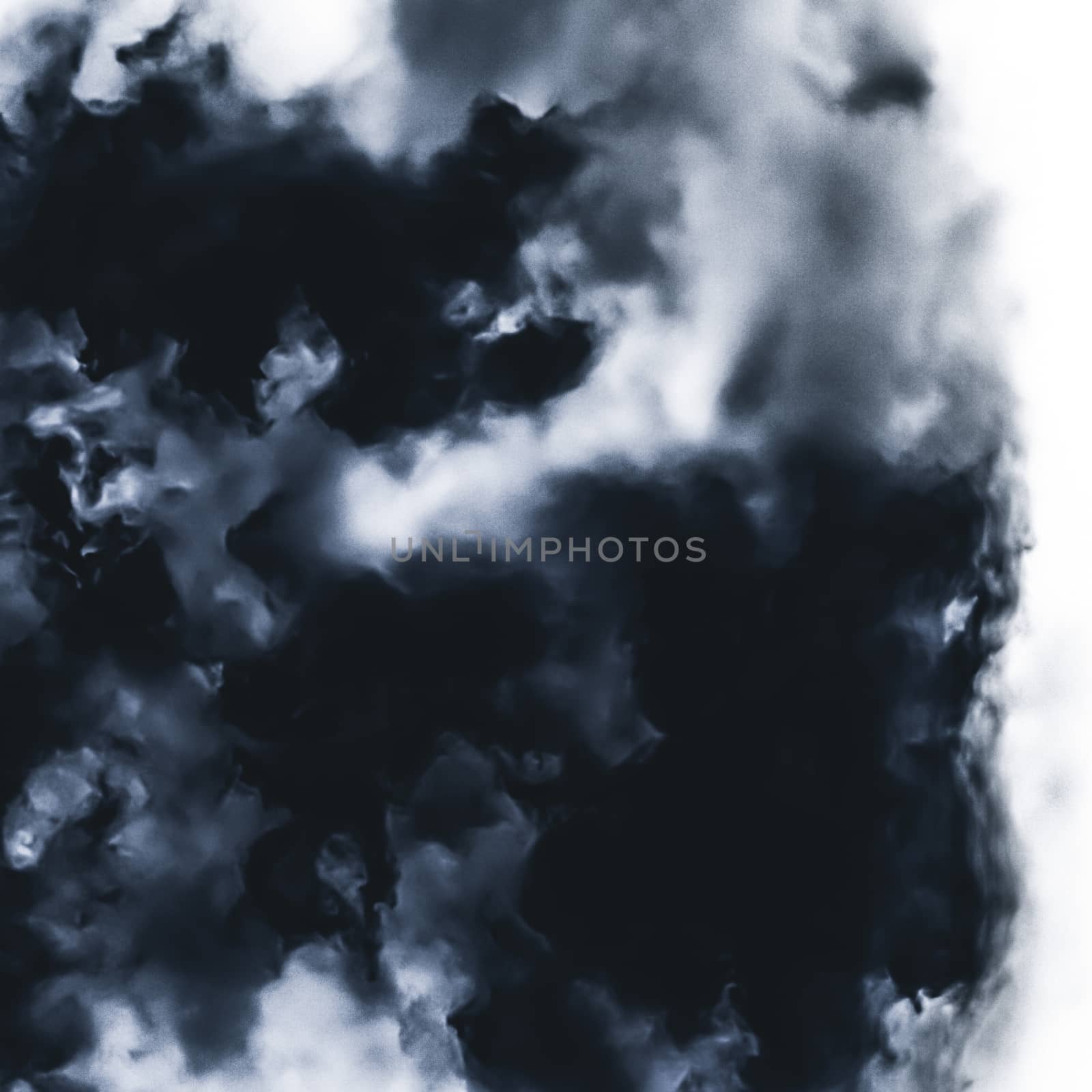 Minimalistic black cloudy background as abstract backdrop, minimal design and artistic splashes