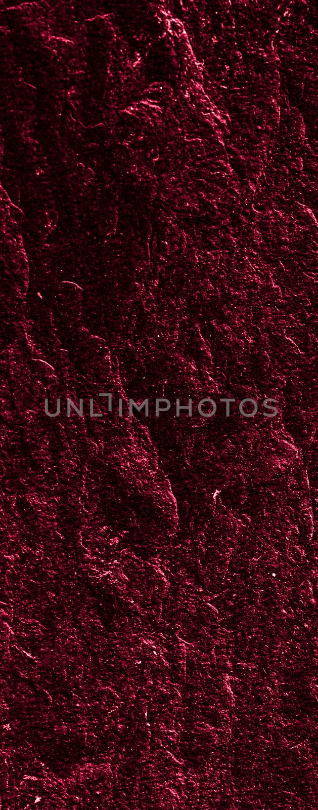 Red stone texture as abstract background, design material and textured surfaces