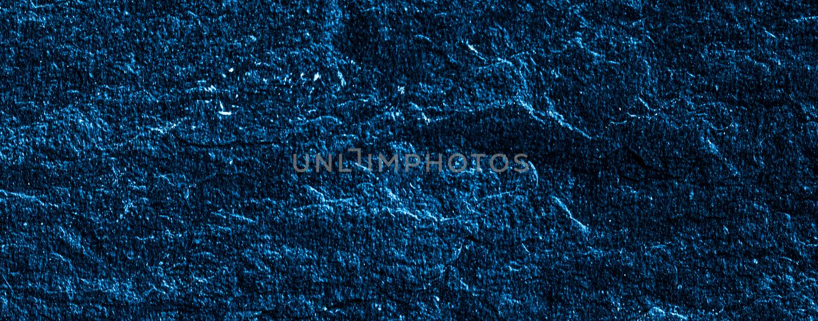 Blue stone texture as abstract background, design material and t by Anneleven