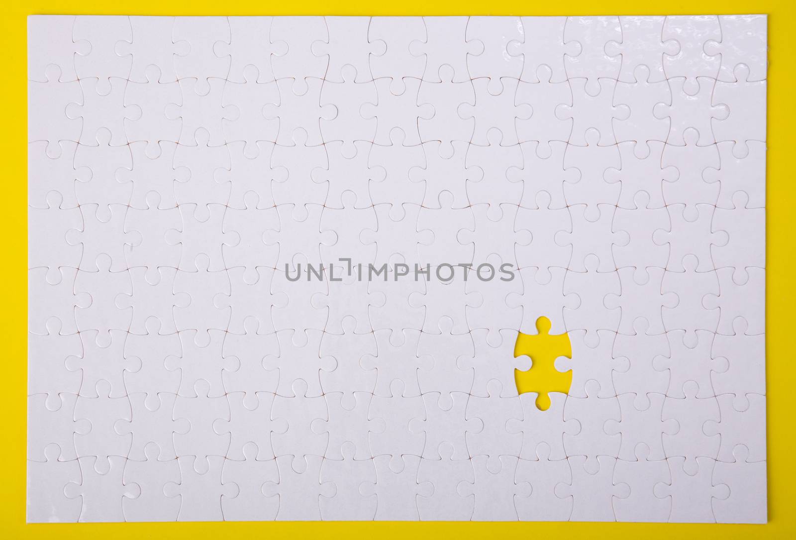 White jigsaw puzzle pattern background. jigsaw puzzle