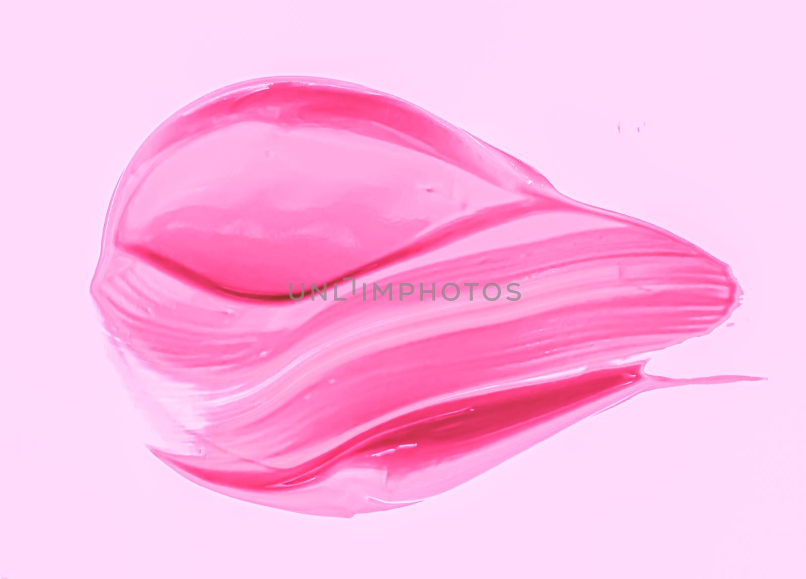 Pink brush stroke or makeup smudge closeup, beauty cosmetics and by Anneleven