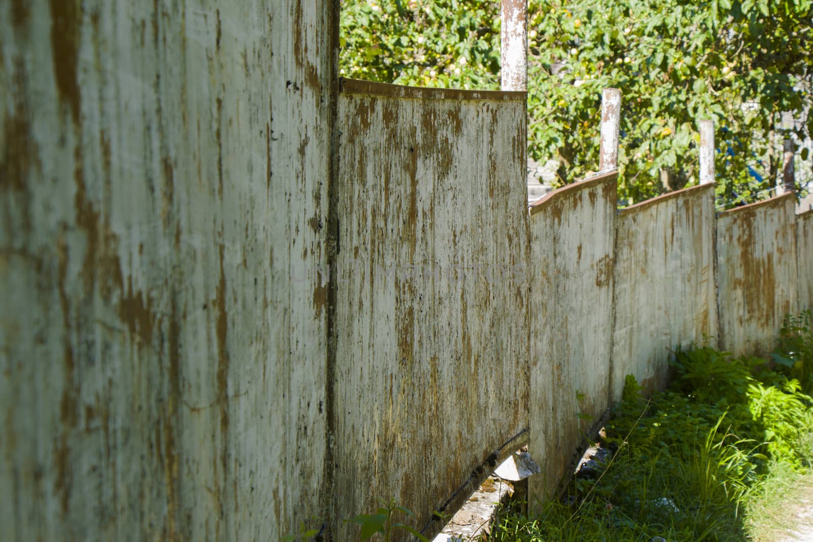 Old village house fence in Racha, Georgia