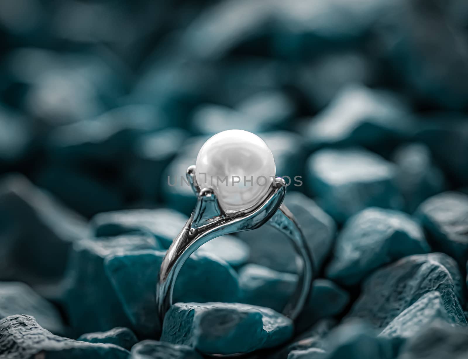 Pearl ring closeup, jewelry and accessory brands