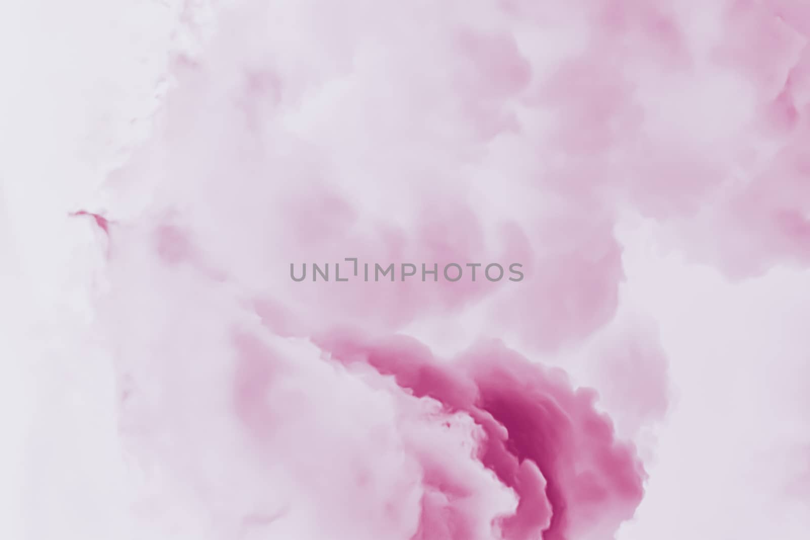 Minimalistic pink cloudy background as abstract backdrop, minimal design and artistic splashes