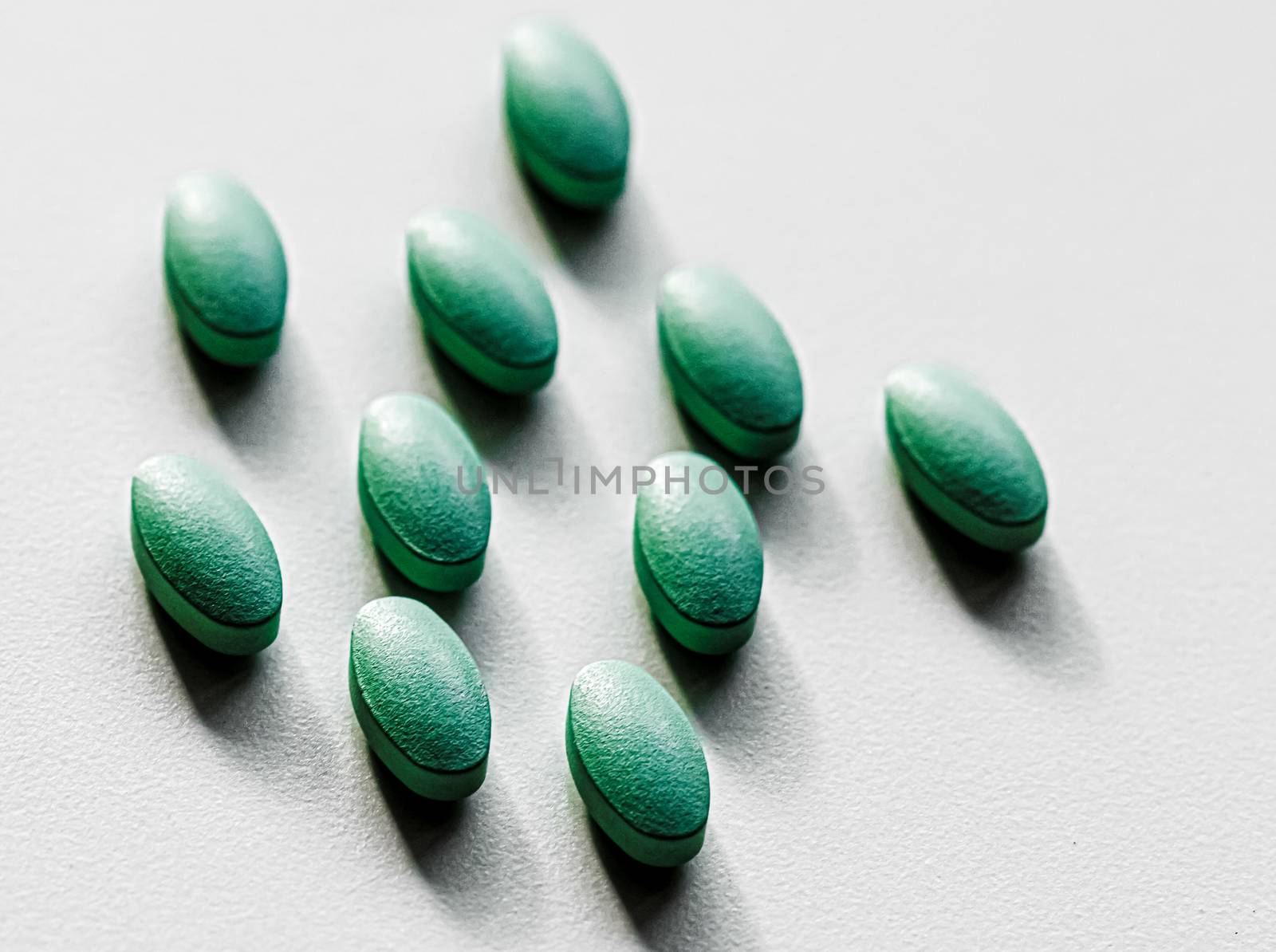 Mint pills as herbal medication, pharma brand store, probiotic d by Anneleven