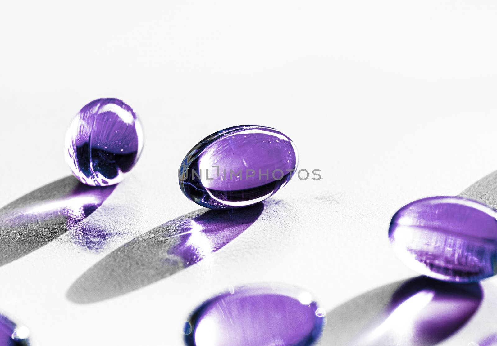 Purple capsules for healthy diet nutrition, pharma brand store,  by Anneleven