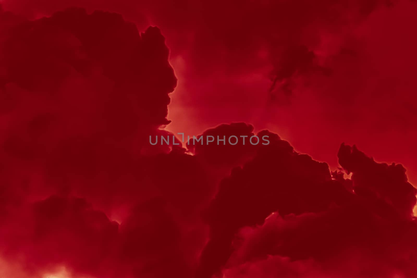 Hot fire flames or red clouds as minimalistic background design by Anneleven