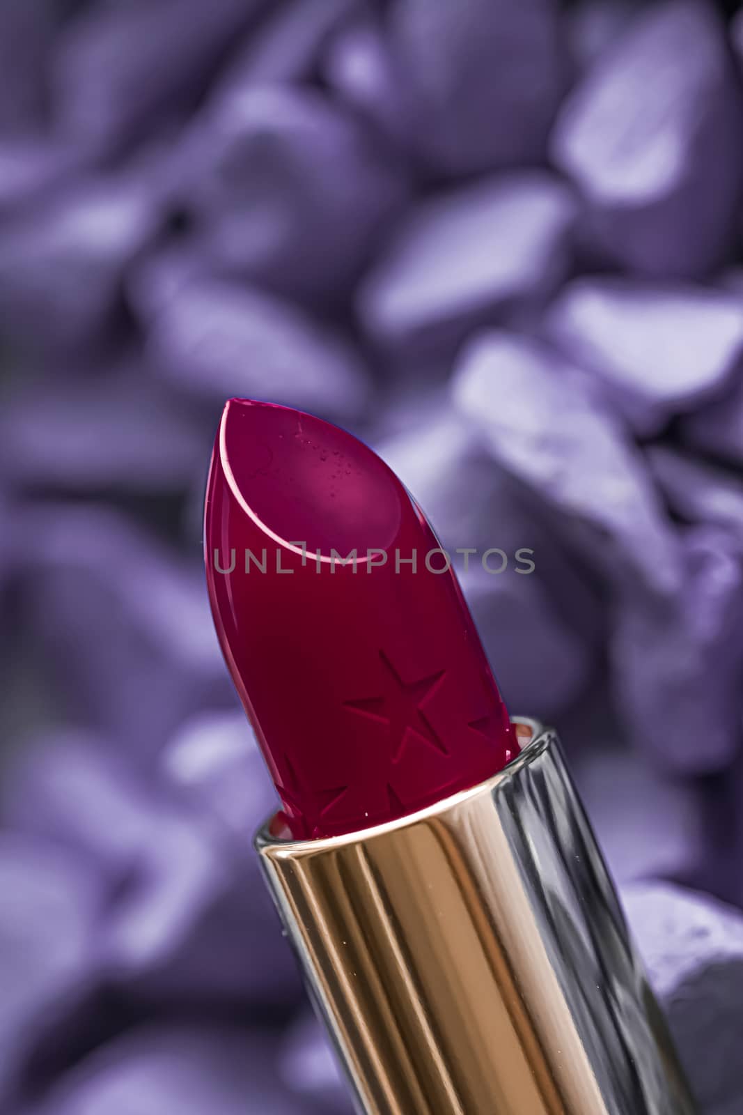 Red lipstick closeup, luxury make-up and beauty cosmetic by Anneleven