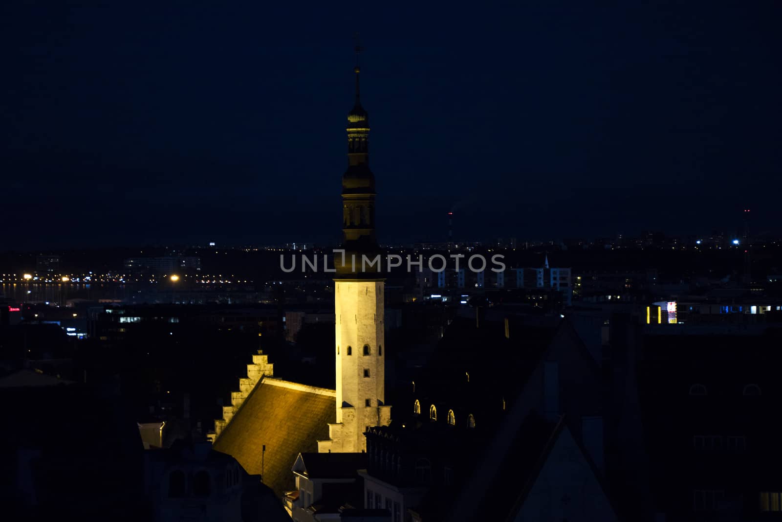 City view of building roofs, architecture and history landmarks, must visit place.