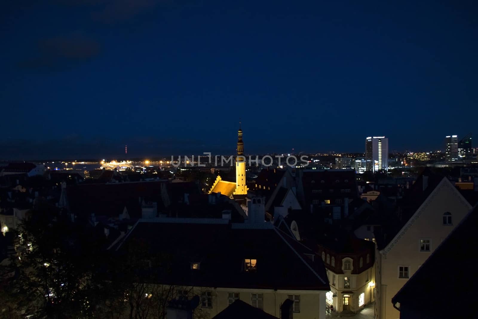 City view and city scape of Building roofs, architecture and history landmarks, must visit place. by Taidundua