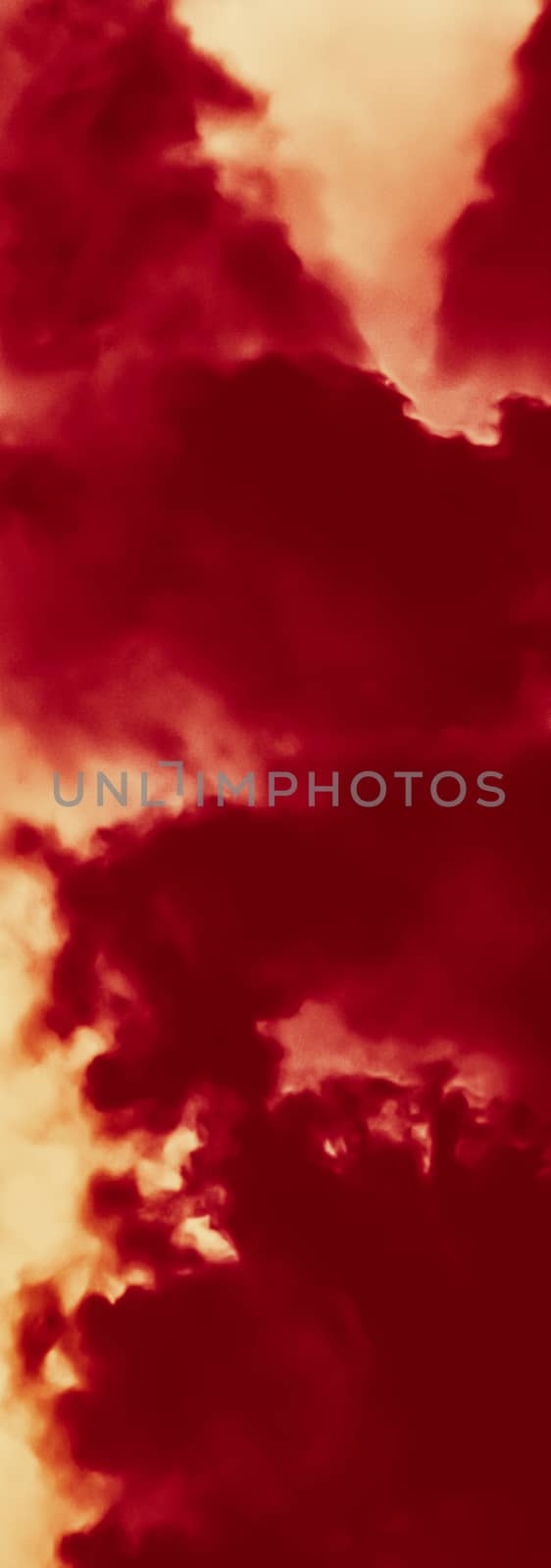 Hot fire flames or red clouds as minimalistic background design by Anneleven