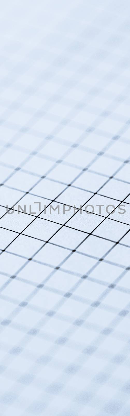 Blue grid paper texture, back to school background by Anneleven