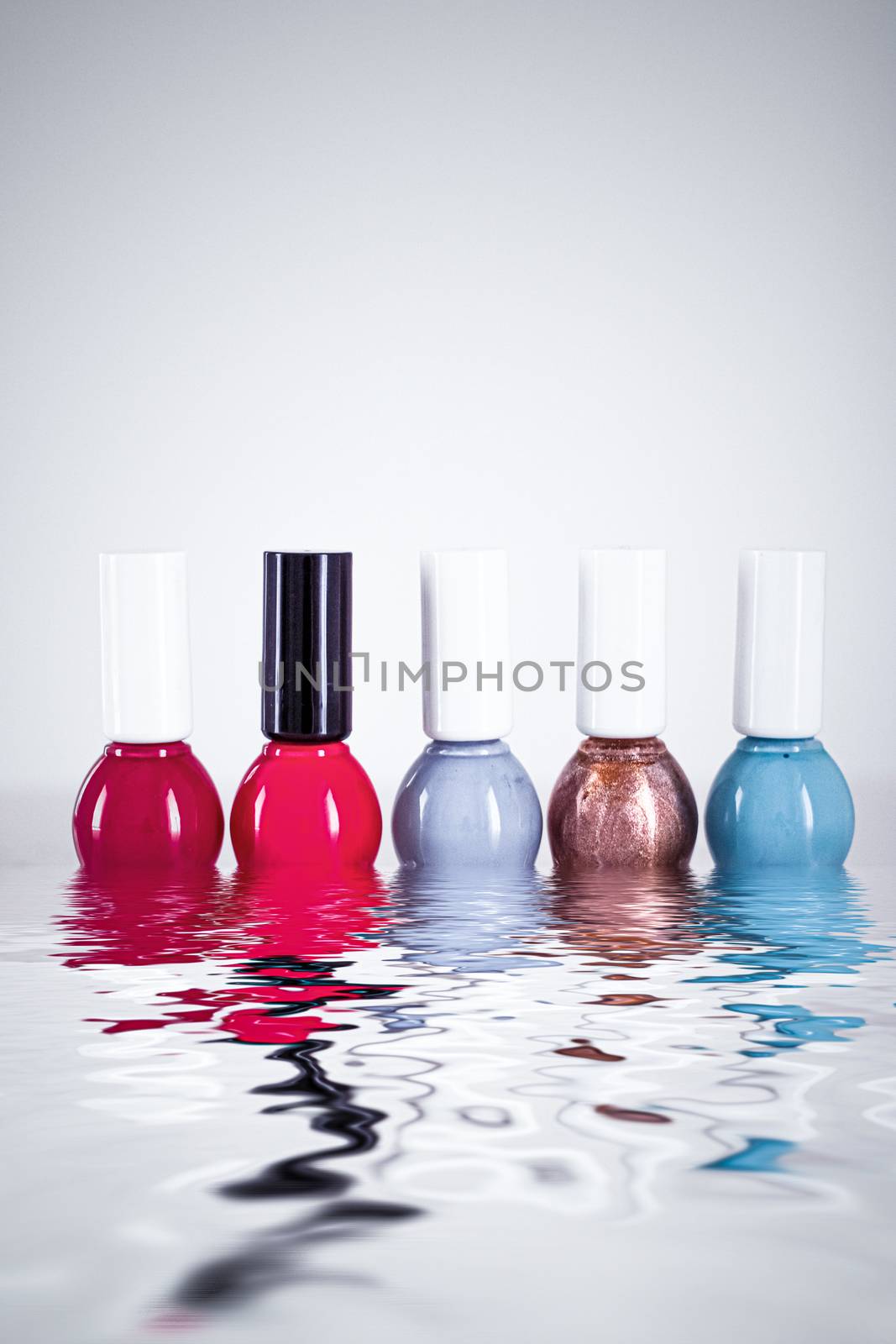 Nail polish bottles for manicure and pedicure, beauty and cosmet by Anneleven
