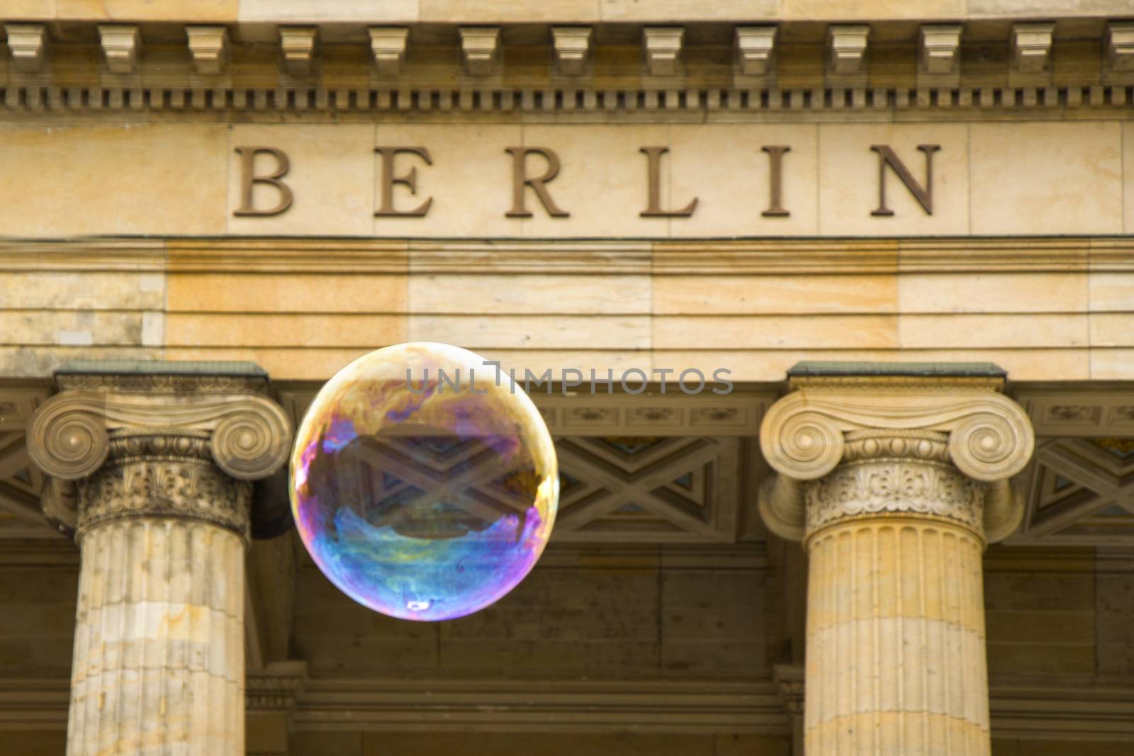 Berlin concert hall, Konzerthaus Berlin, located on Gendarmenmarkt square near the historic center of the city, by Taidundua