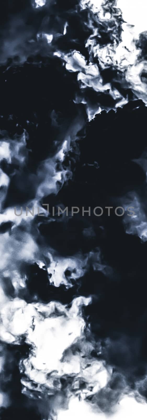 Minimalistic black cloudy background as abstract backdrop, minimal design and artistic splashes